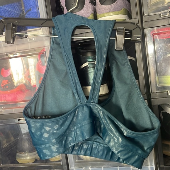 Carbon 38 Teal Sports Bra - Picture 2 of 3